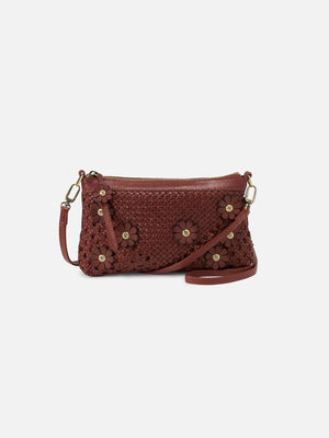 HOBO Darcy Woven Crossbody Chesnut
