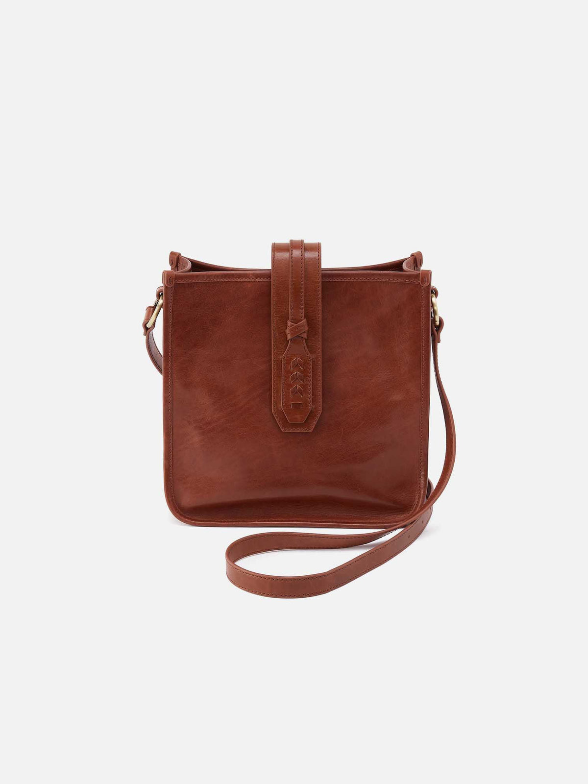 HOBO Expedition Medium Crossbody in Pecan Ridge Patina Leather
