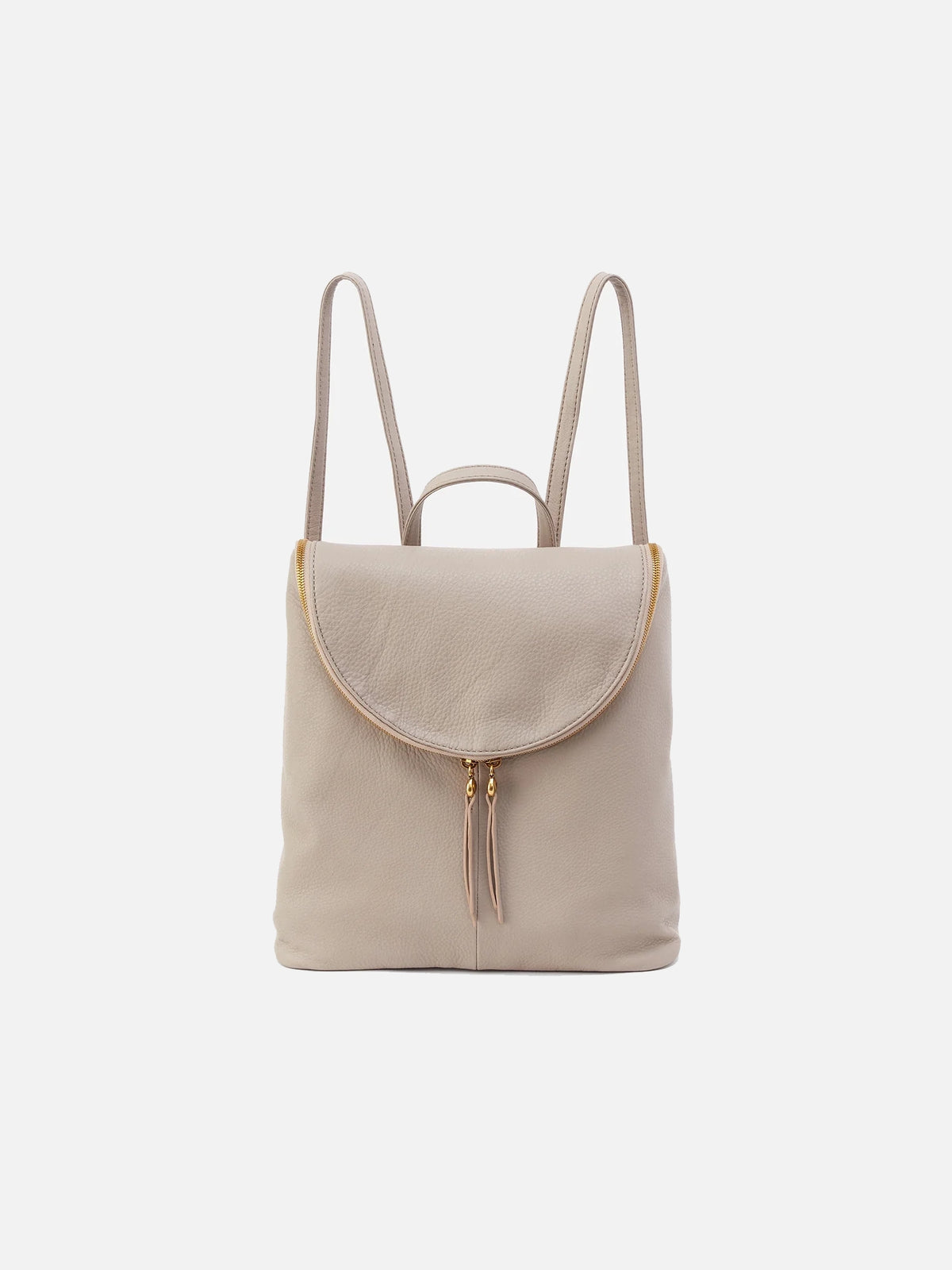 hobo fern backpack in taupe pebbled leather