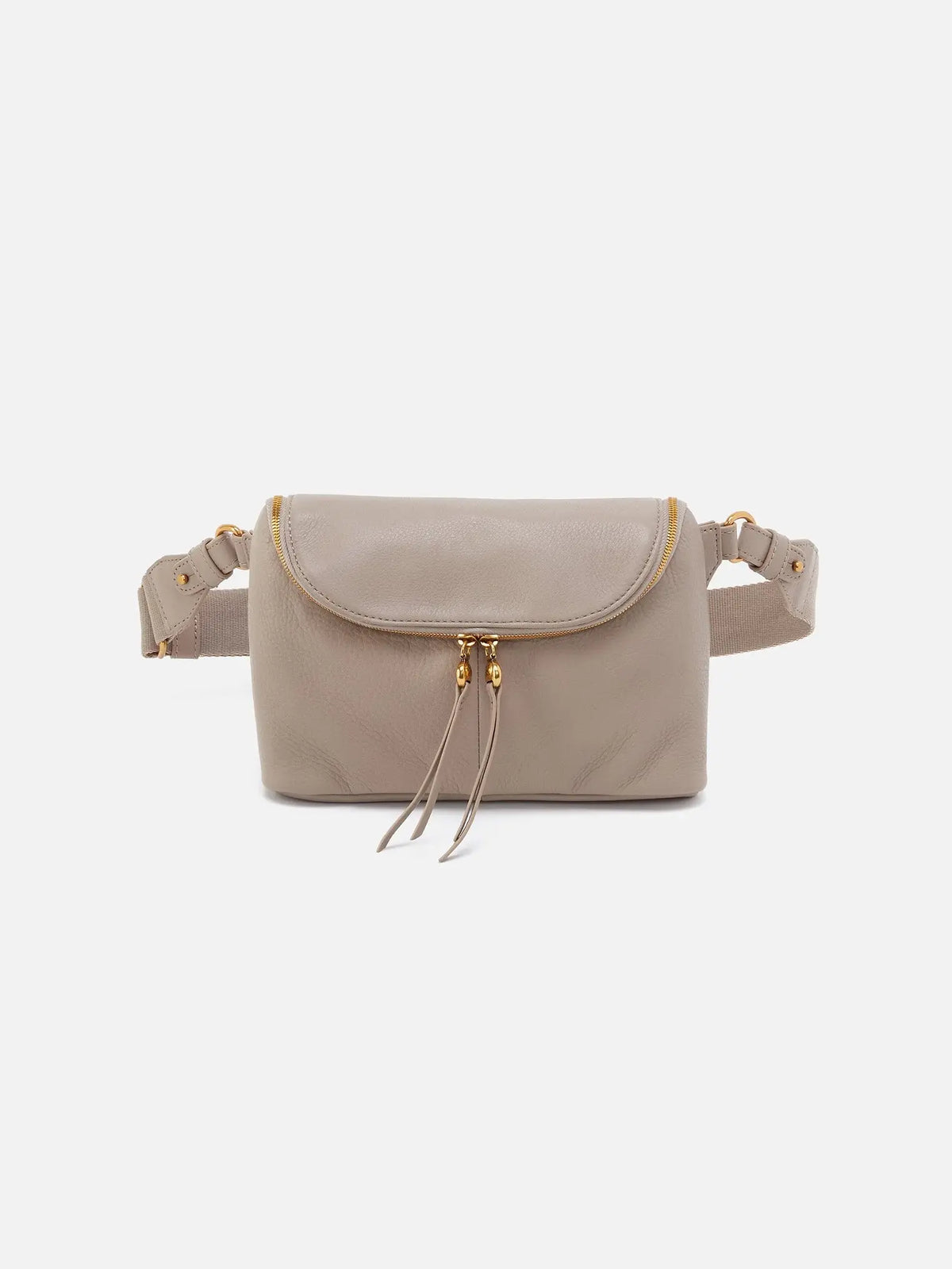 HOBO Fern Pebbled Leather Large Belt Bag in Taupe