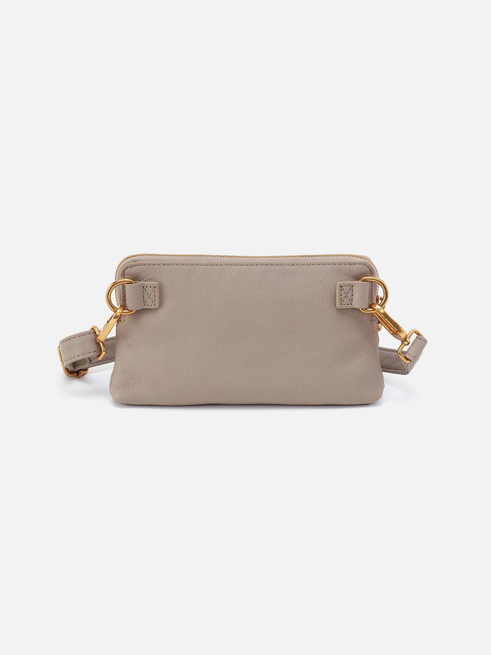 HOBO Fern Pebbled Leather Slim Belt Bag Taupe