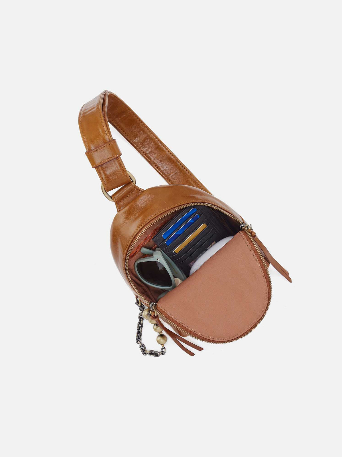 HOBO Fern Sling Truffle Polished Leather