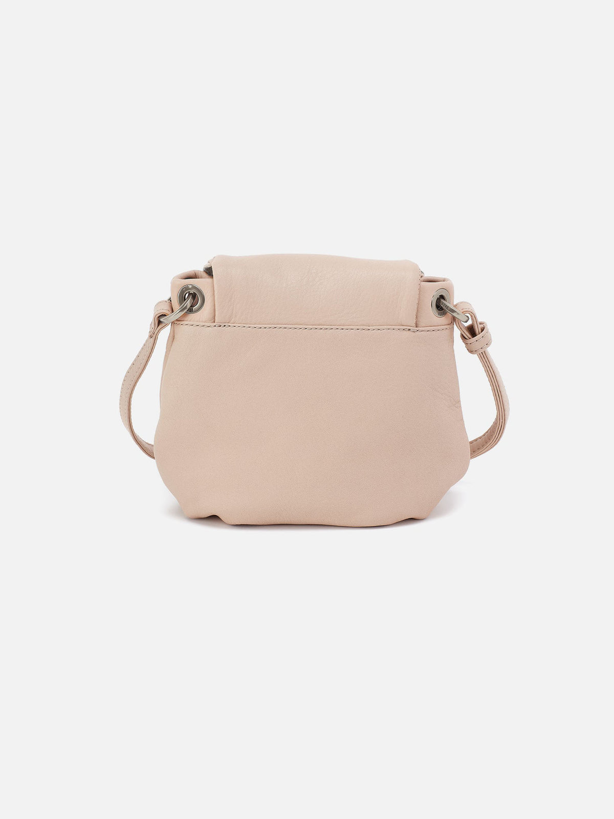 HOBO Fern Zip-Flap Crossbody in Pebbled Leather Stonewash