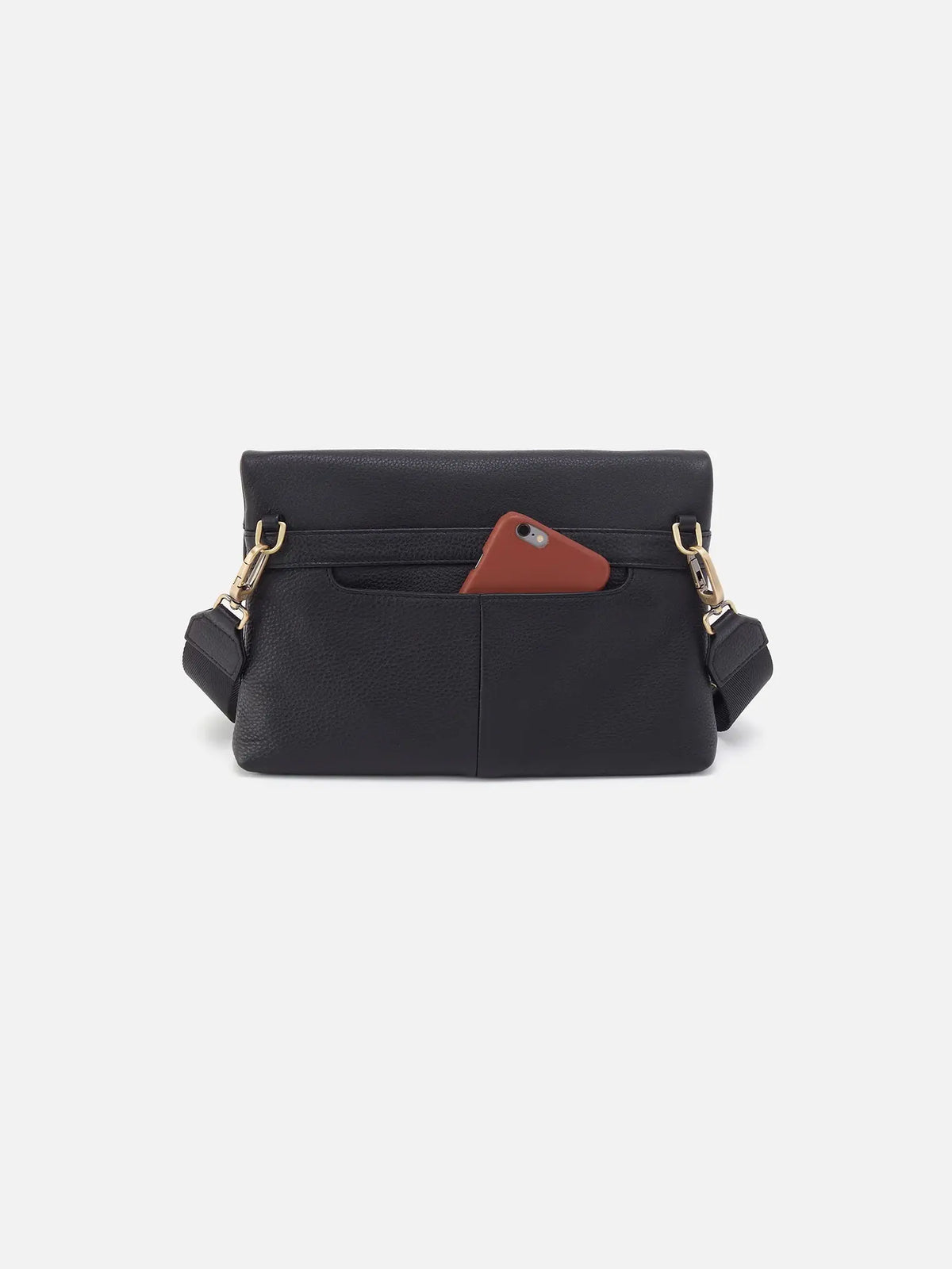 HOBO Grant Pebbled Leather Crossbody Bag in Black