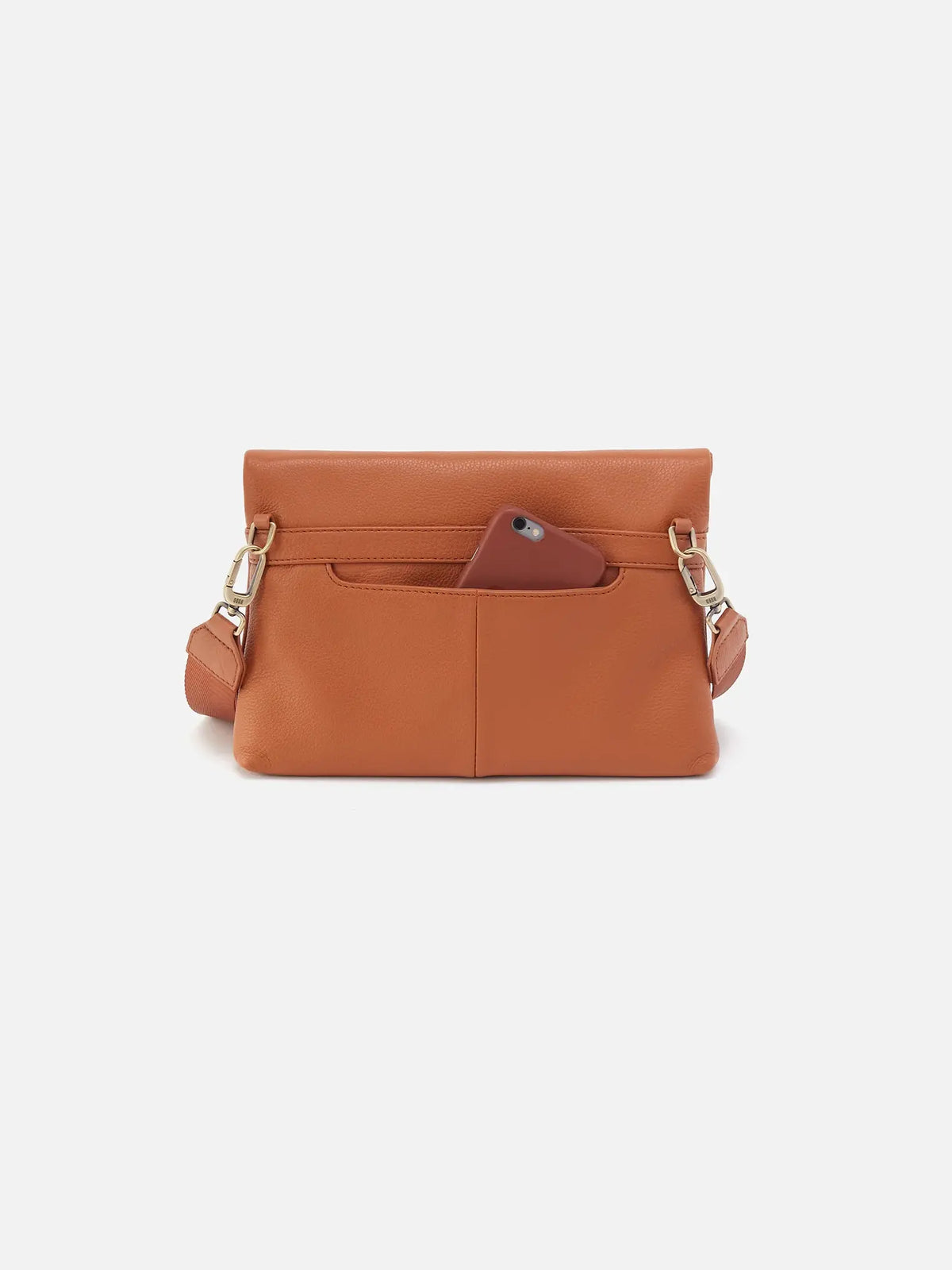 HOBO Grant Pebbled Leather Crossbody Bag in Butterscotch