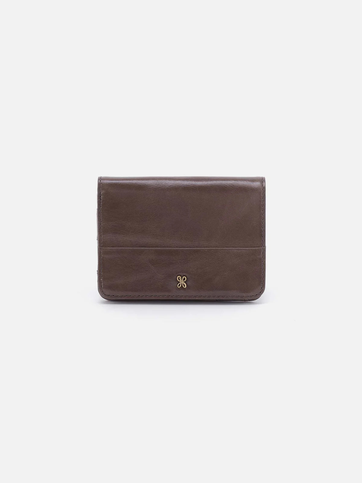 HOBO Jill Bifold Wallet Polished Leather Hearthstone
