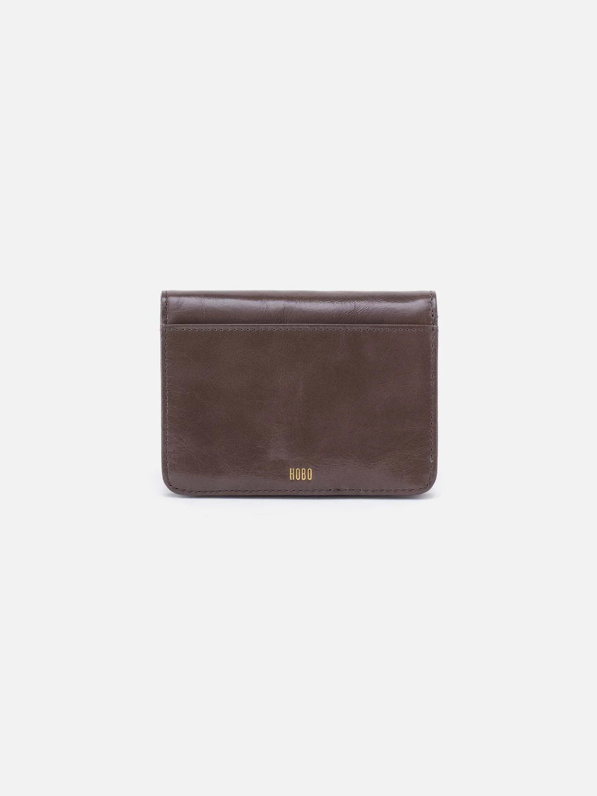 HOBO Jill Bifold Wallet Polished Leather Hearthstone