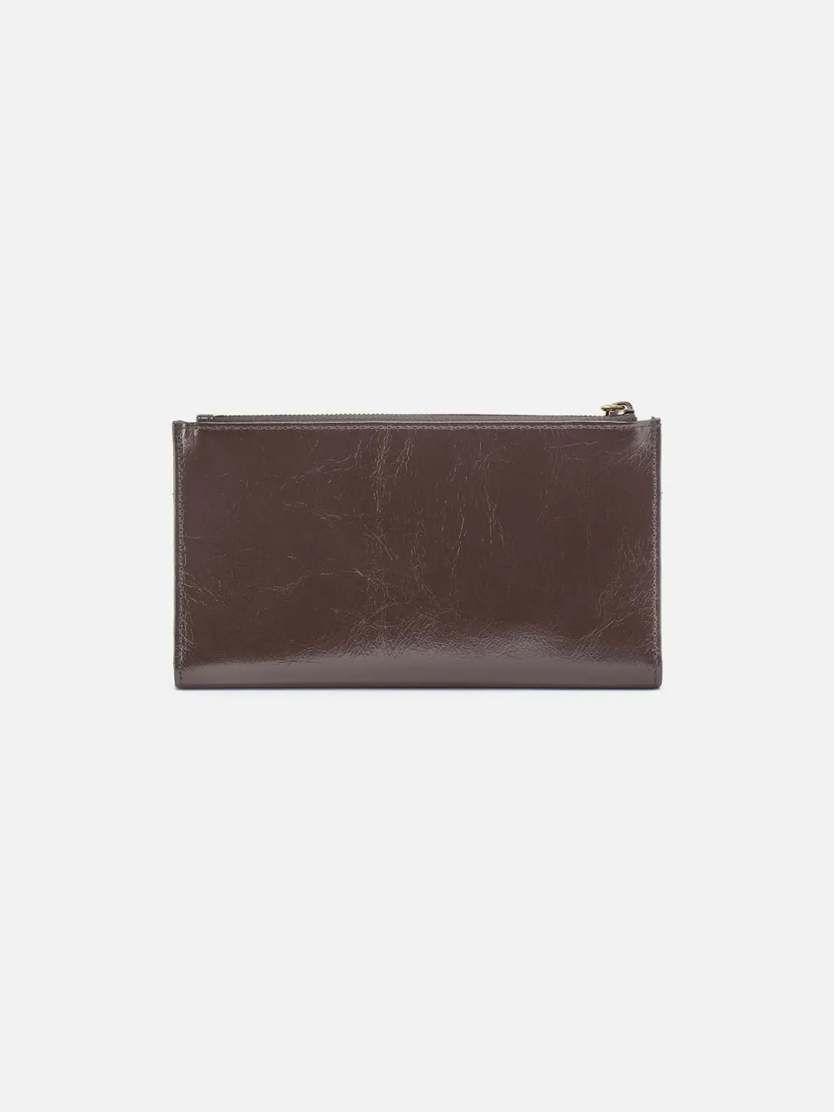 HOBO Jill Large Bifold Wallet Polished Leather Hearthstone