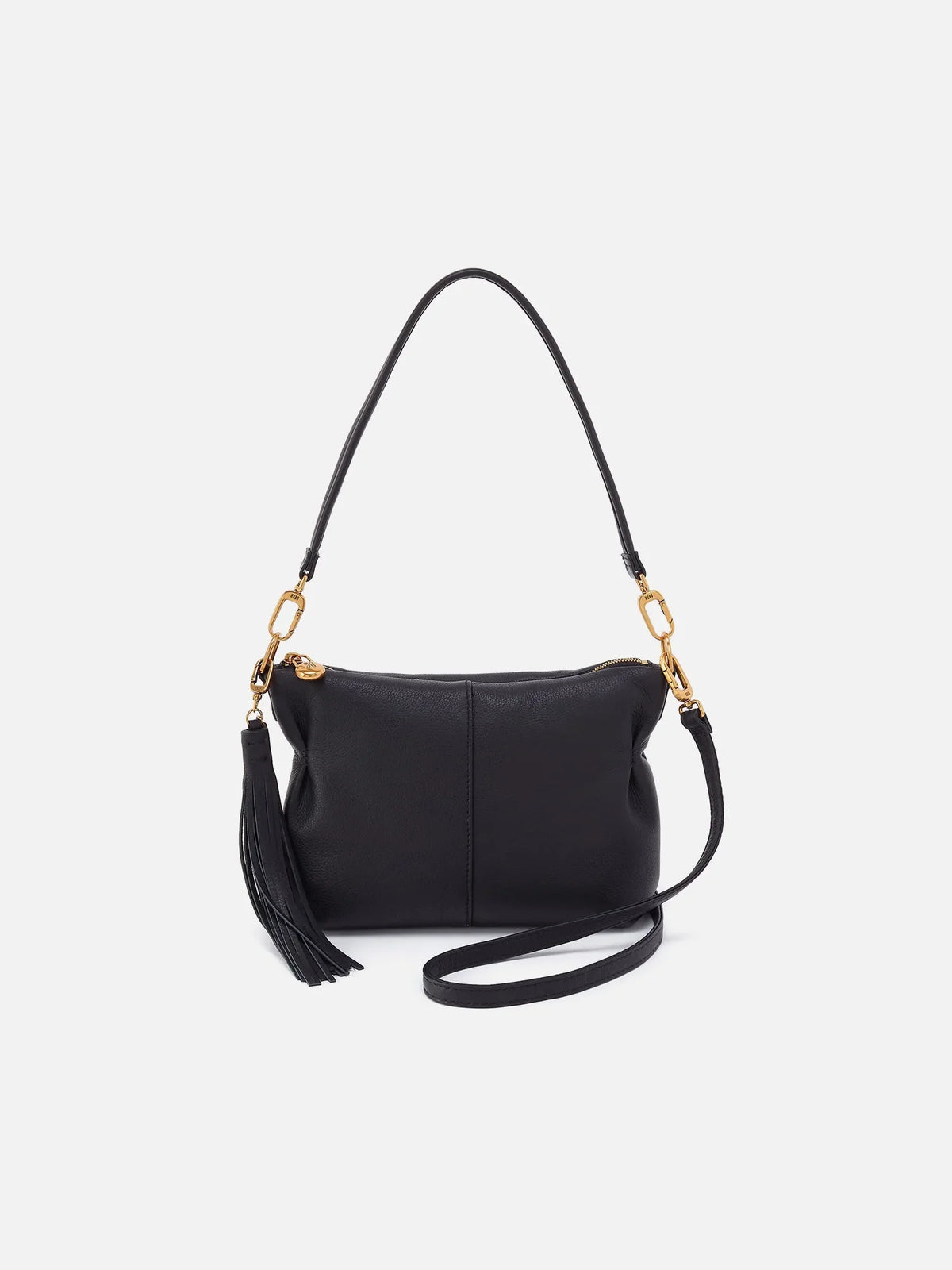 HOBO Kori Pebbled Leather Crossbody Black