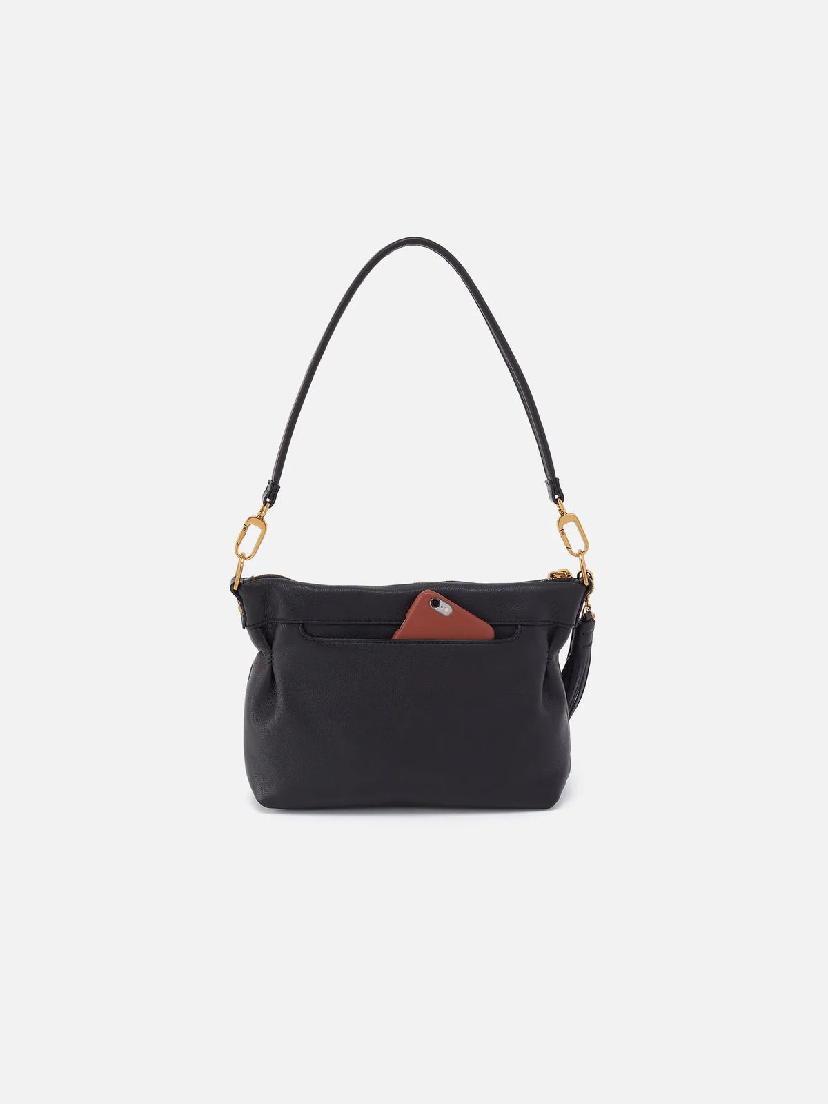 HOBO Kori Pebbled Leather Crossbody Black