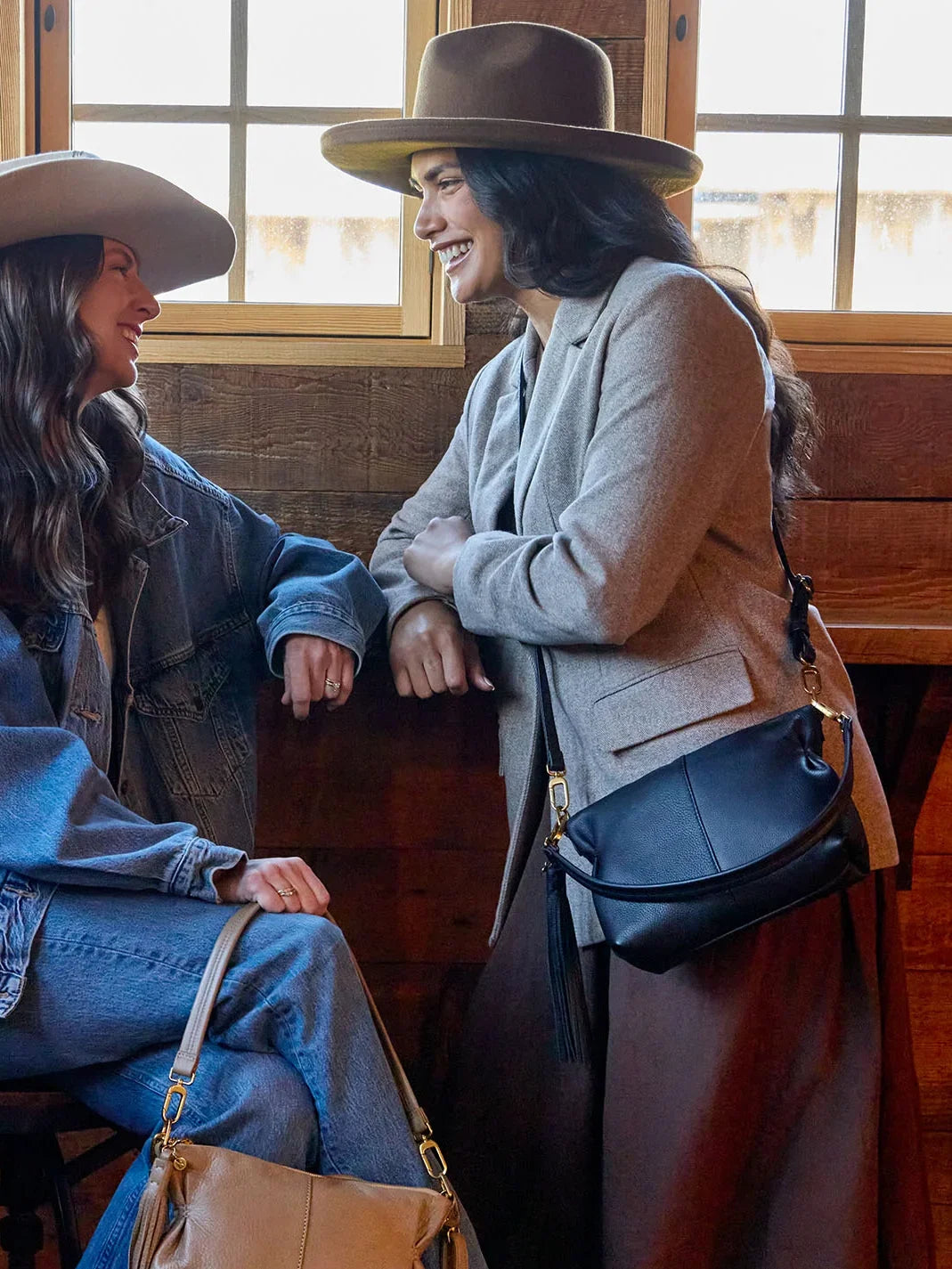 HOBO Kori Pebbled Leather Crossbody Black