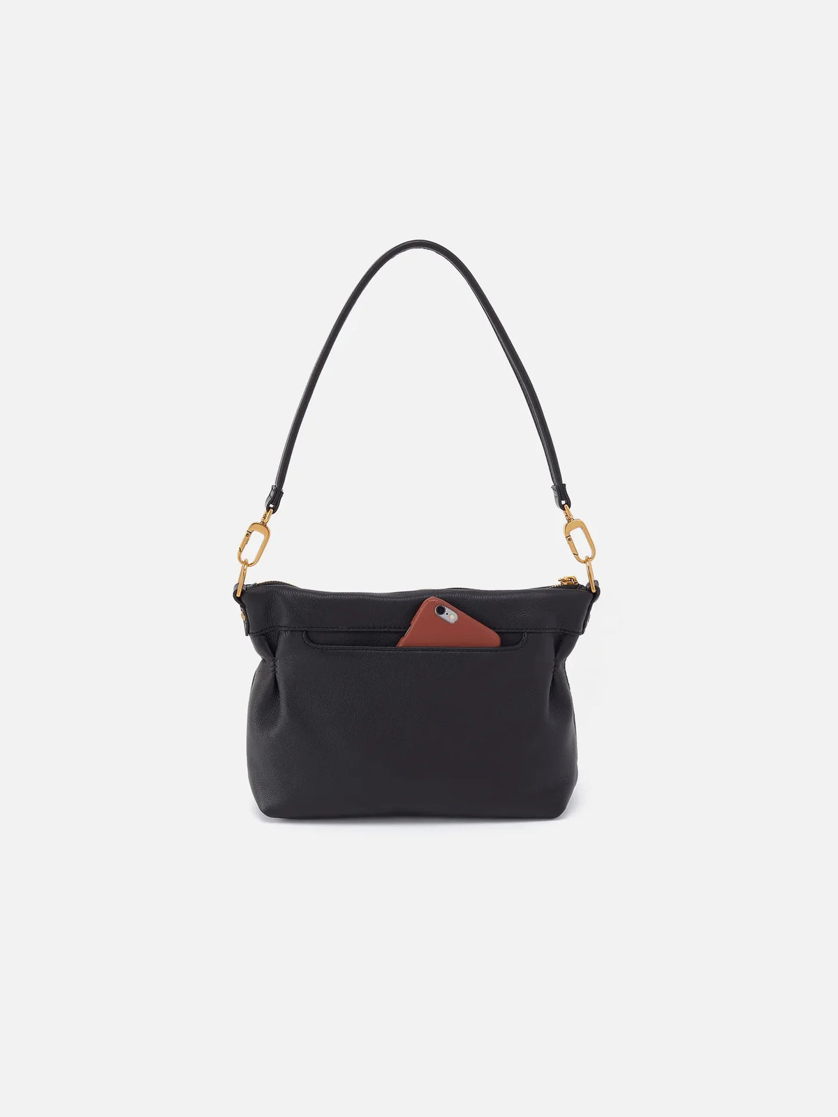 HOBO Kori Studs Crossbody Black Pebbled Leather