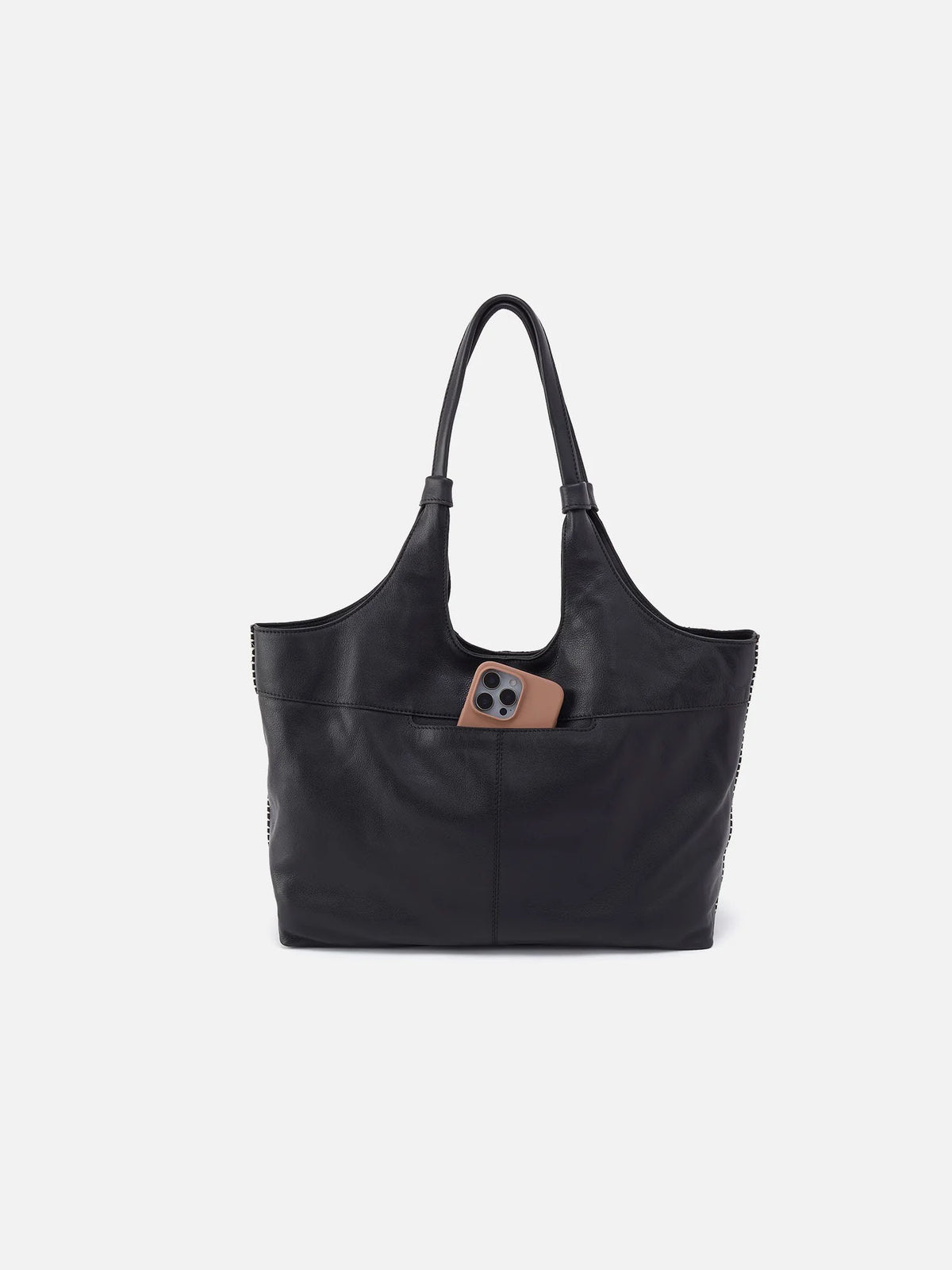 HOBO La Jolla Cloud Leather Tote in Black