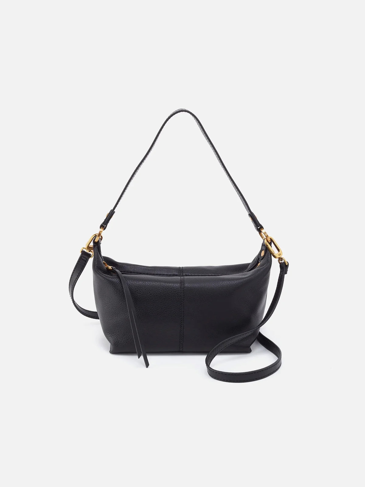 HOBO Laguna Crossbody Bag Black Pebbled Leather