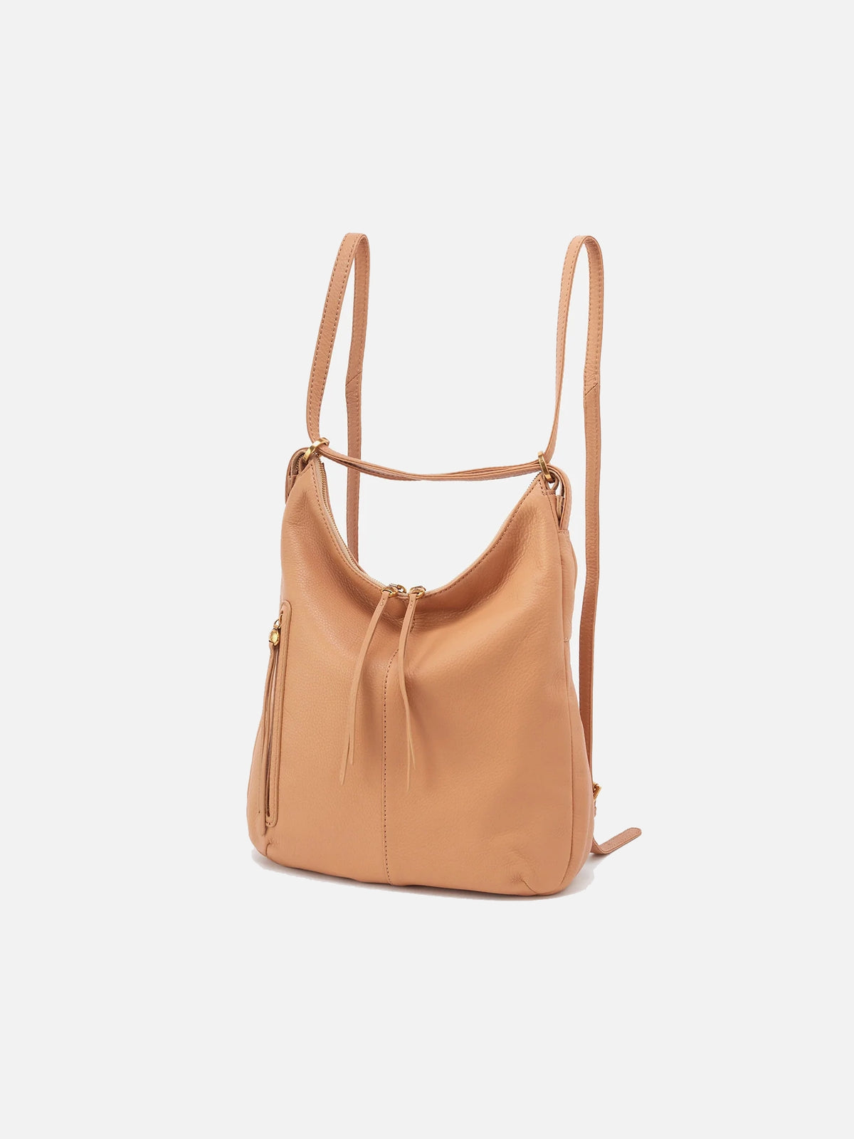 HOBO Merrin Convertible Backpack Sandstorm Pebbled Leather Bliss