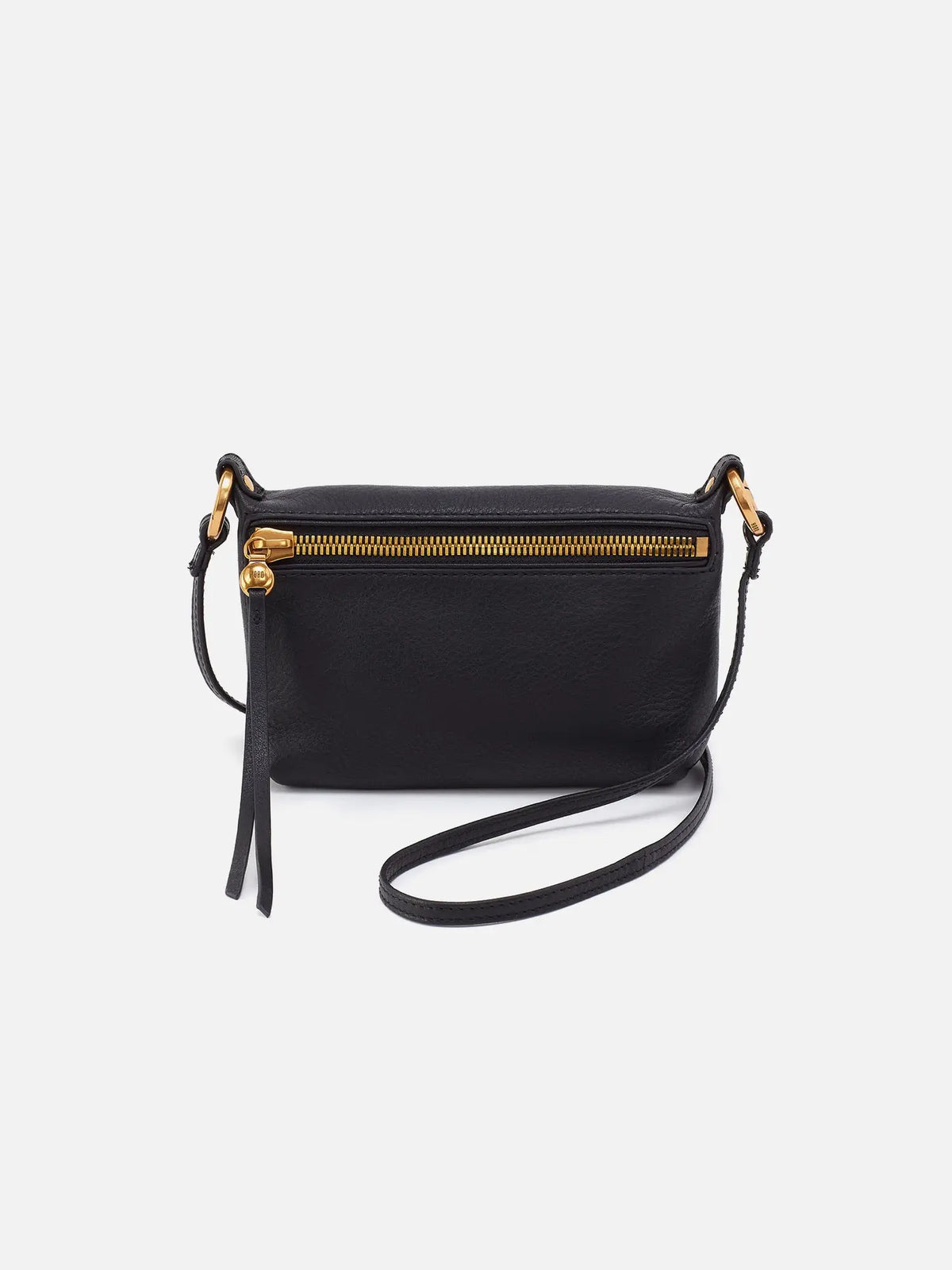 HOBO Run About Pebbled Leather Crossbody Bag in Black