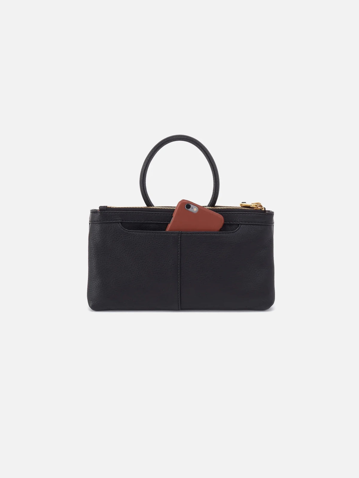 HOBO Sable Ball Crossbody Black Pebbled Leather