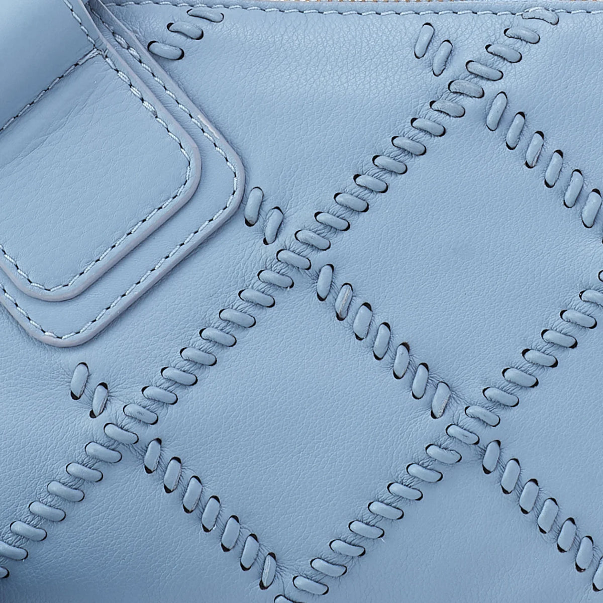 HOBO Sable Wristlet Bluebell Cloud Leather