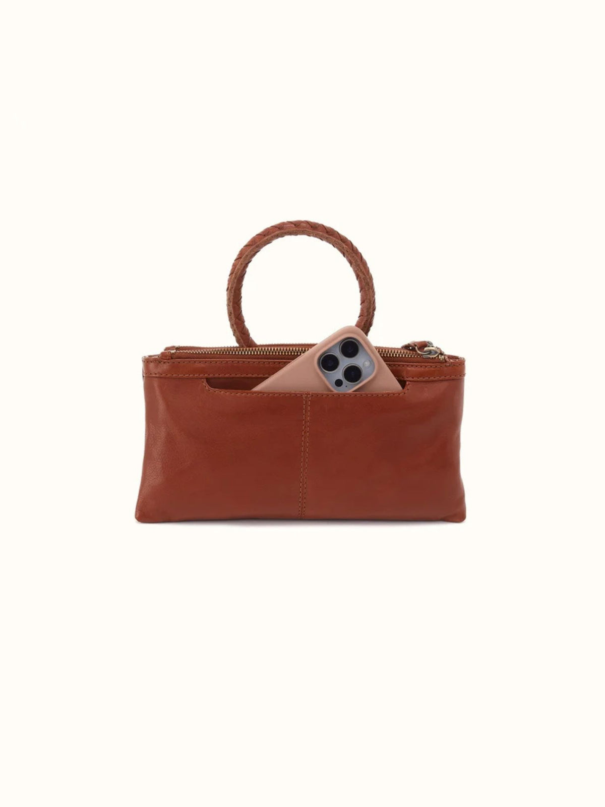 HOBO Sable Crossbody: Washed Leather  kindling brown 