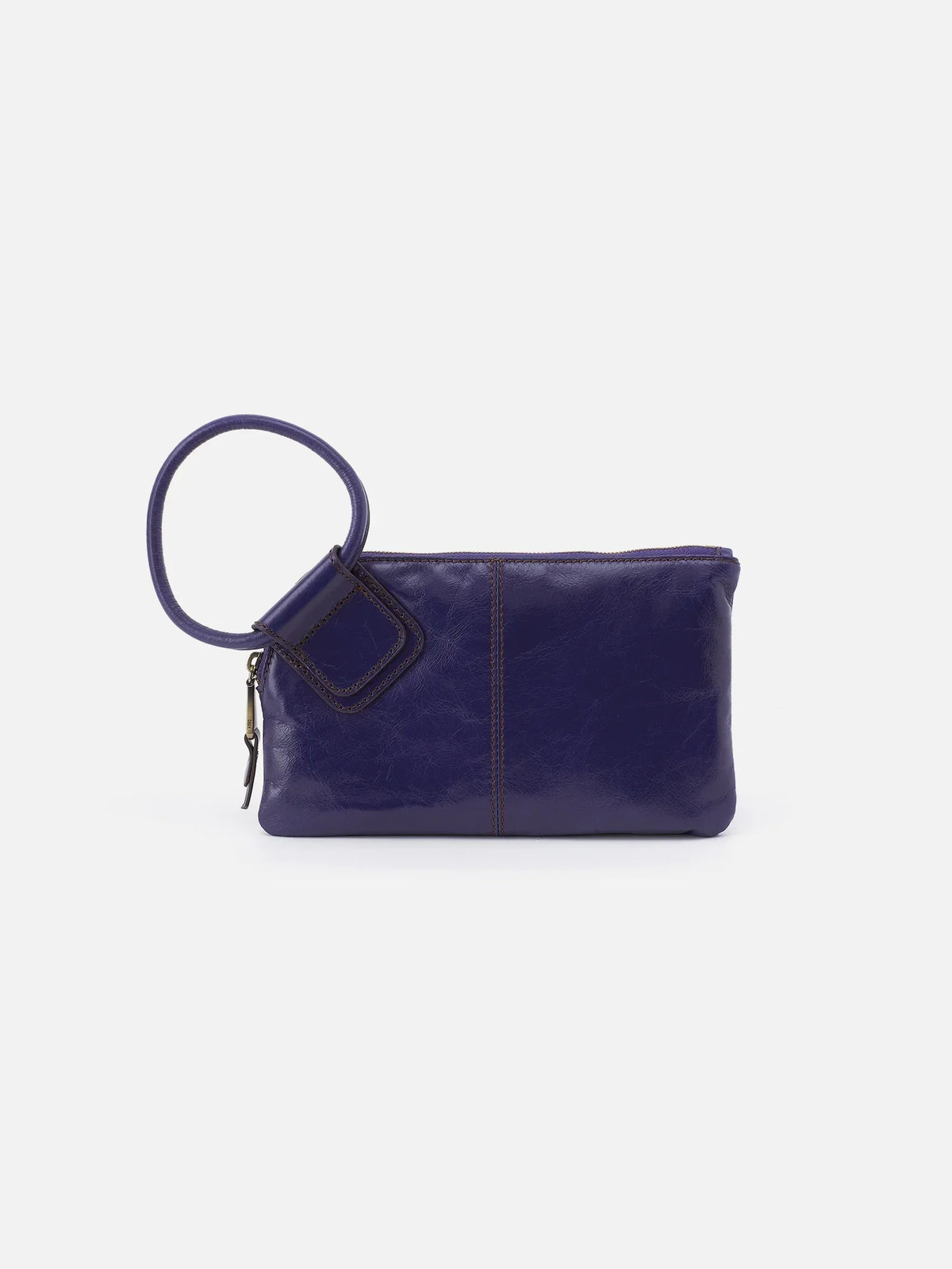 HOBO Sable Polished Leather Wristlet Winter Violet