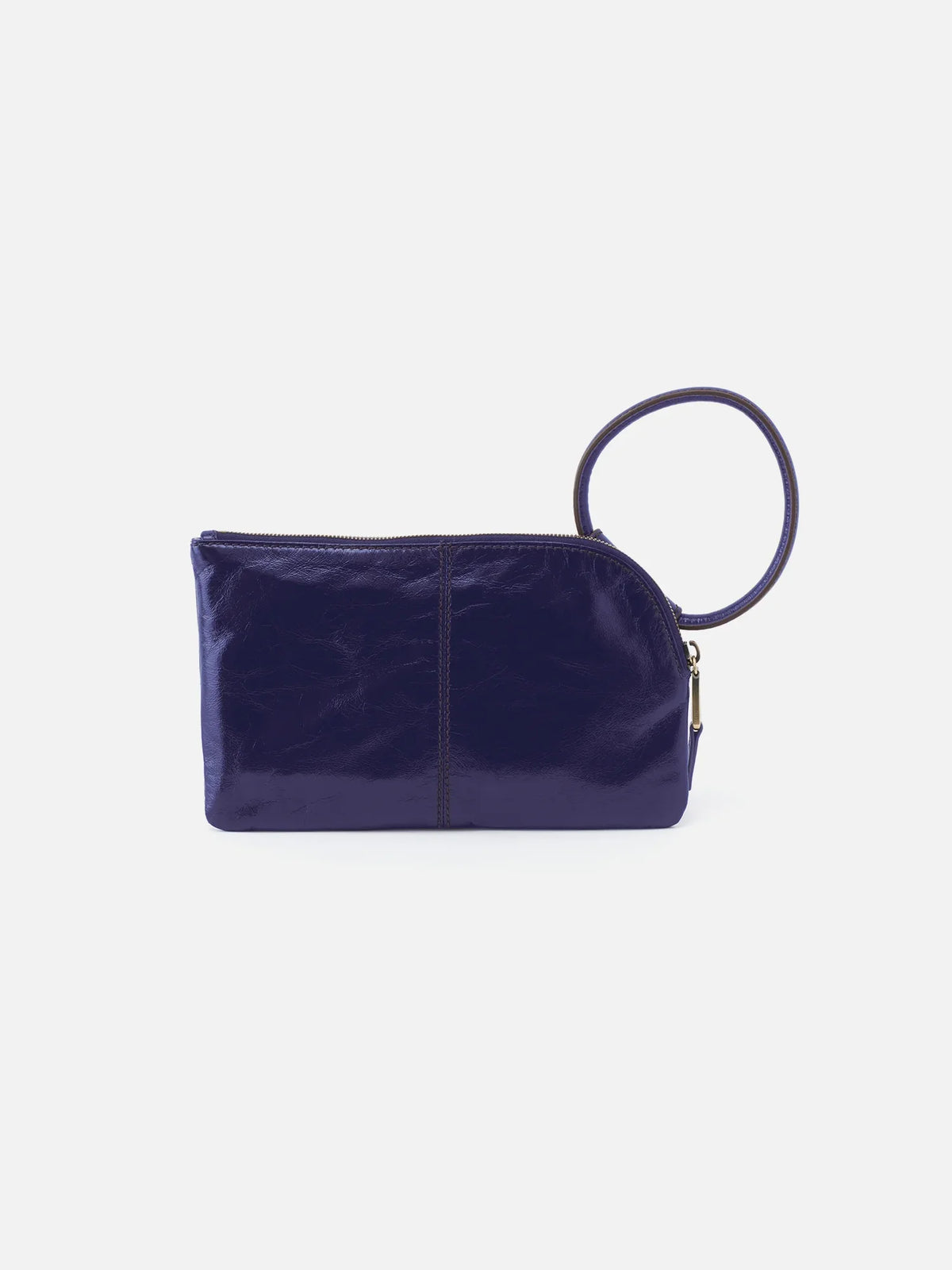 HOBO Sable Polished Leather Wristlet Winter Violet