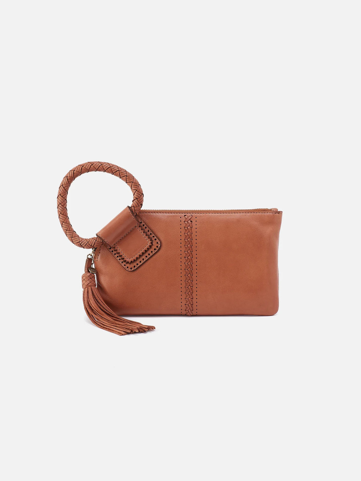 HOBO Sable Washed Leather Wristlet in Harvest Wheat
