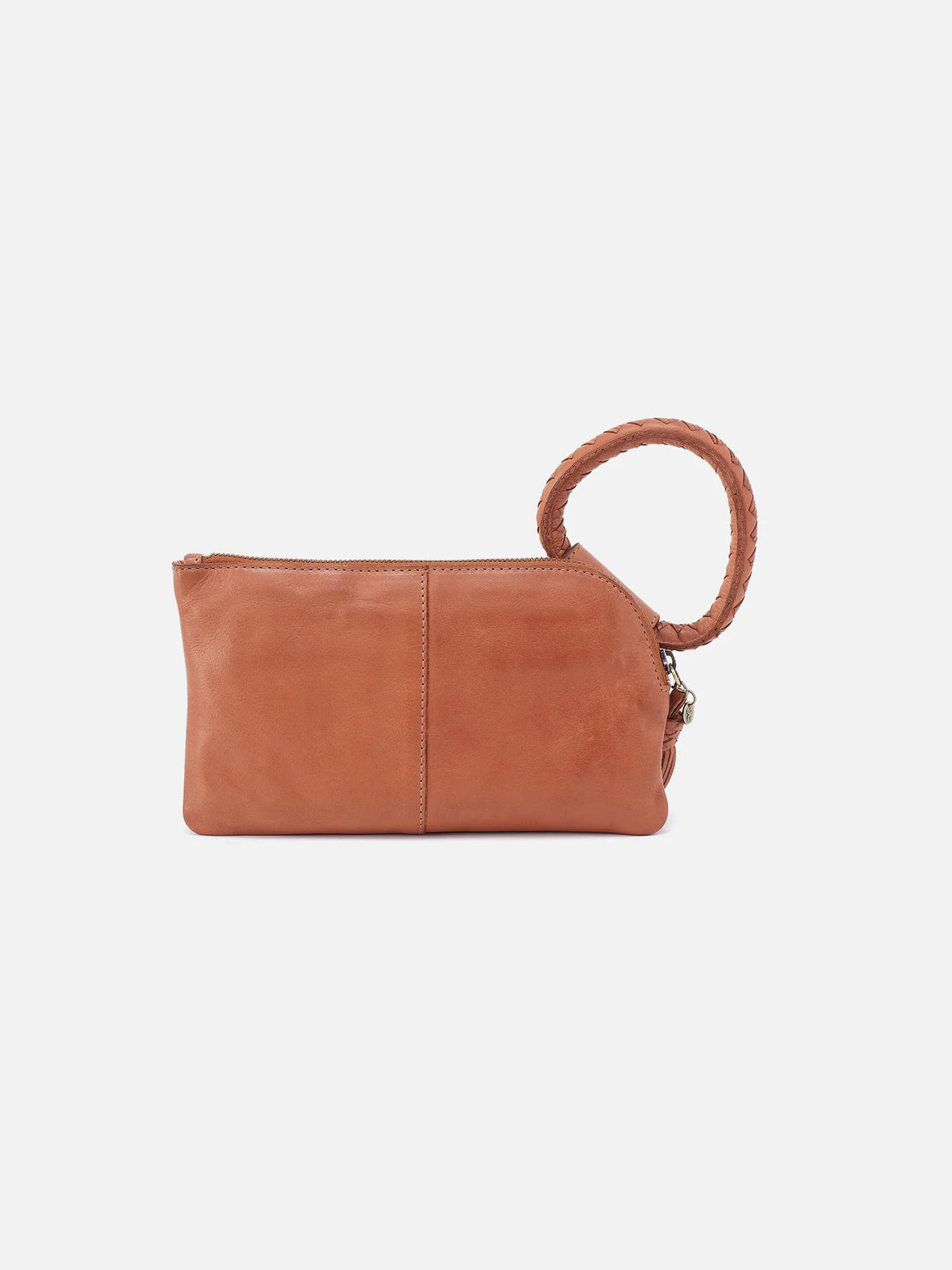 HOBO Sable Washed Leather Wristlet in Harvest Wheat