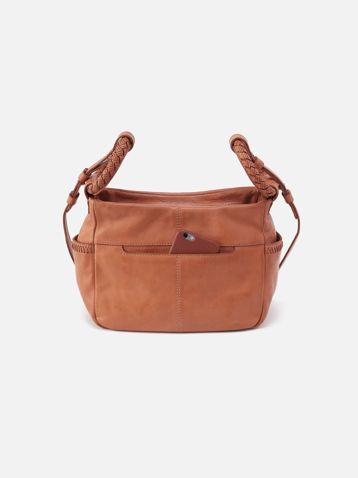 HOBO Shelia Washed Leather Crossbody in Harvest Wheat