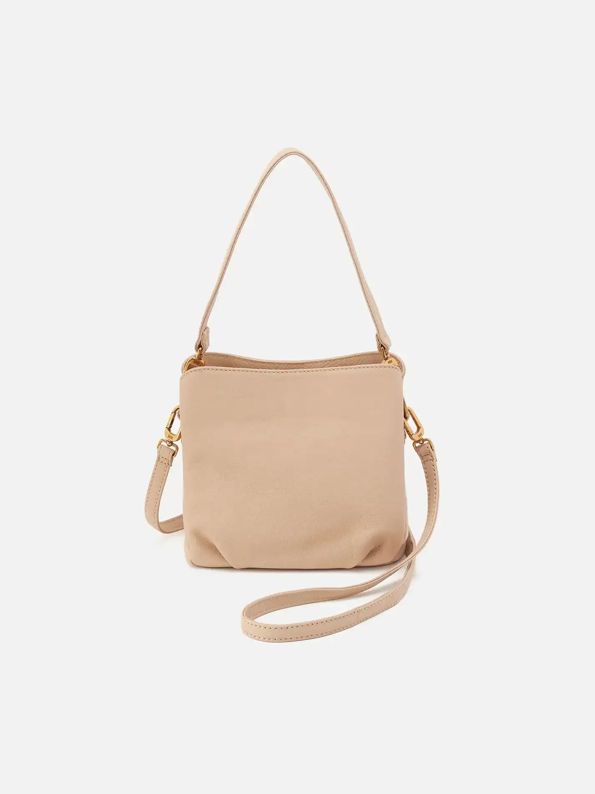 HOBO Starr Convertible Shoulder Bag Pebbled Leather Linen