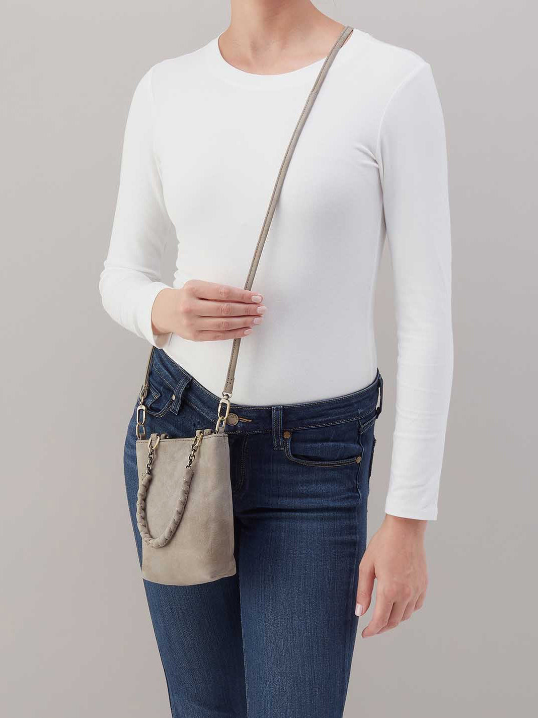 HOBO Tennessee Mini Bag Golden Granite Nubuck Leather