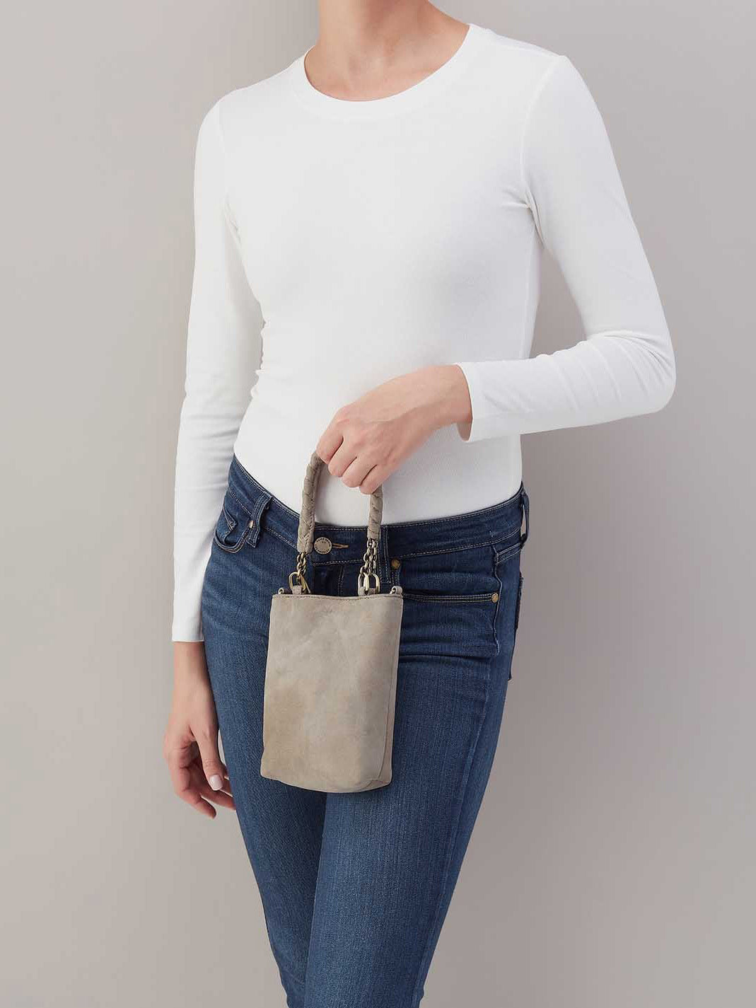 HOBO Tennessee Mini Bag Golden Granite Nubuck Leather