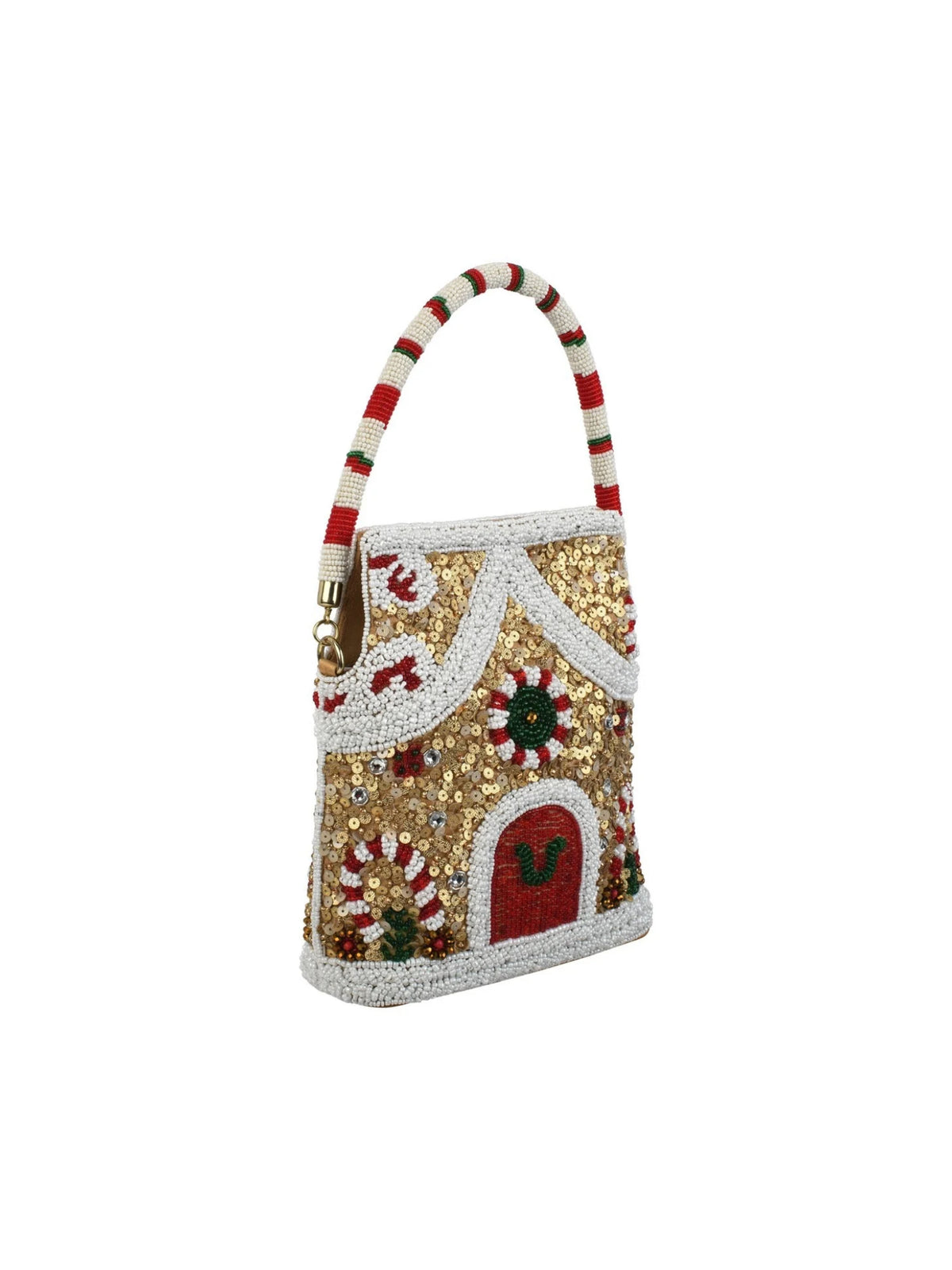 Holiday Cottage beaded  Mini Handbag