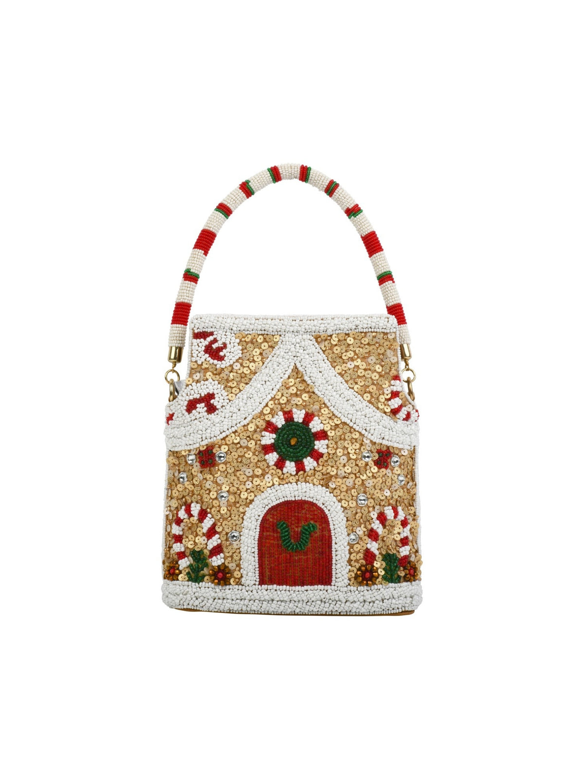 Holiday Cottage beaded  Mini Handbag