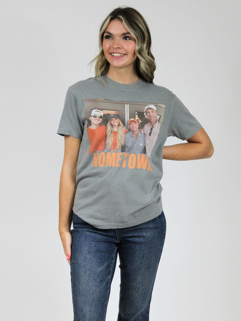 utk gameday graphic tee Morgan Wallen, Peyton Manning, Kelsea Ballerini, and Kenny Chesney front view