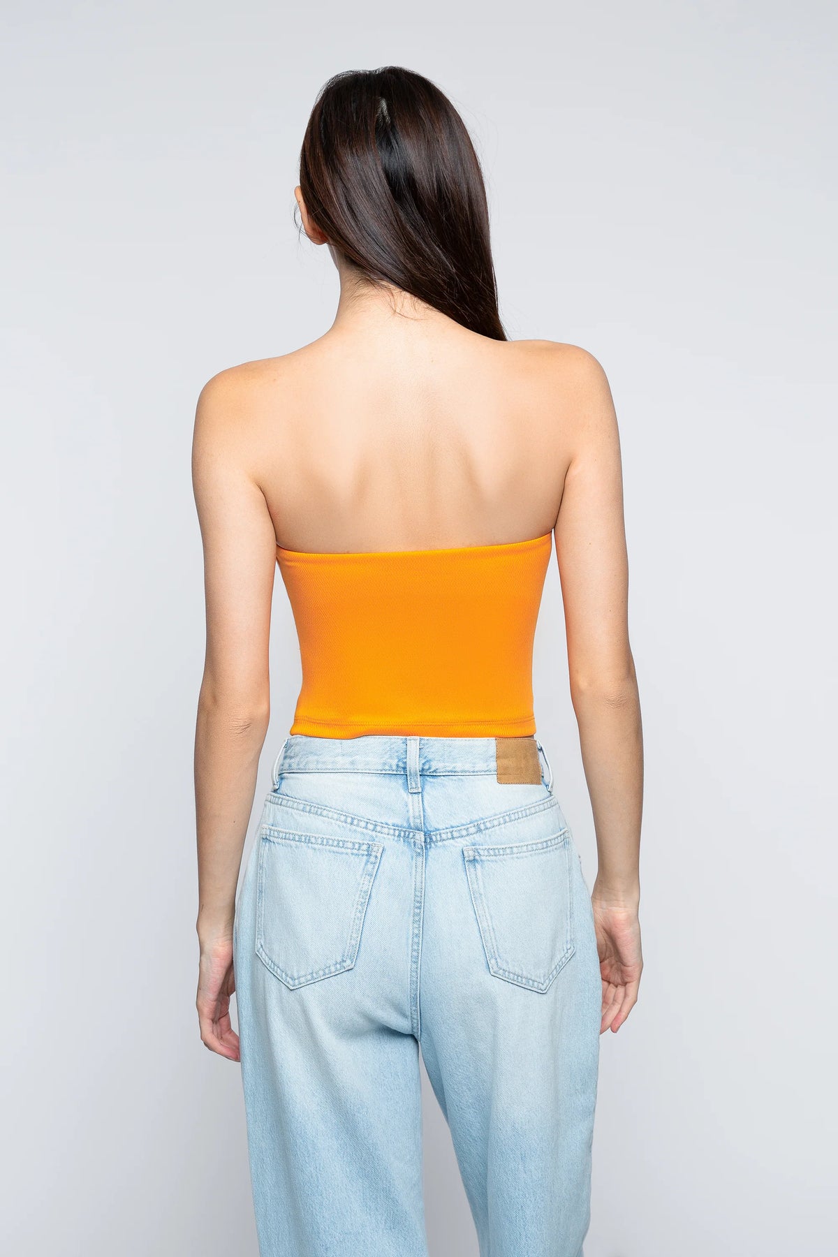 University of Tennessee Jersey Tube Top  orange white