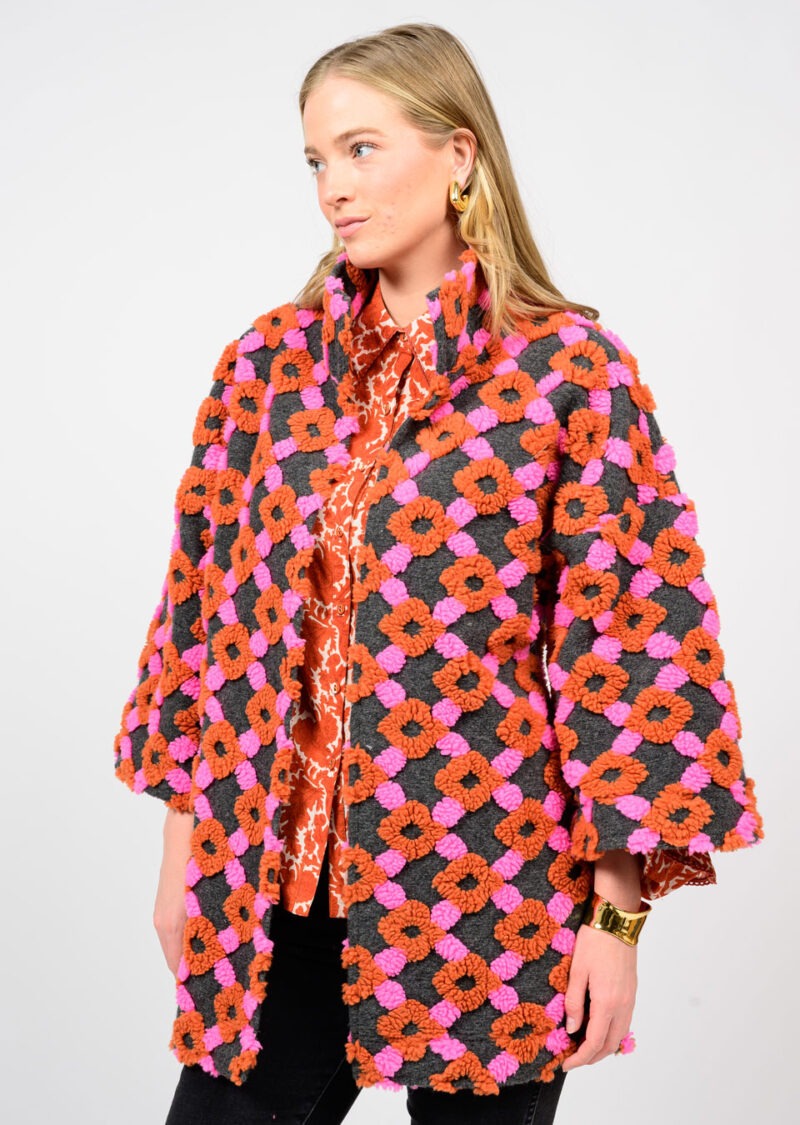 Ivy Jan Puff Pattern Jacket charcoal 