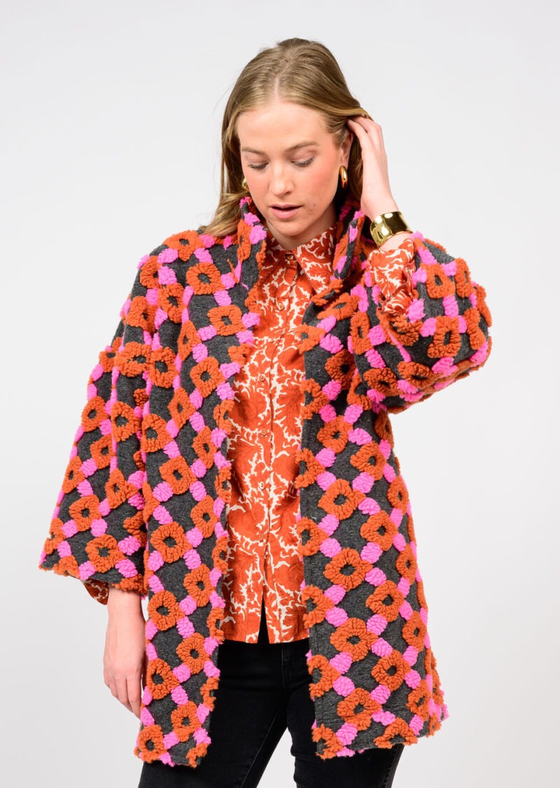 Ivy Jan Puff Pattern Jacket charcoal 