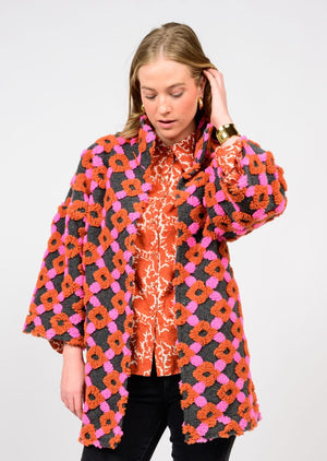 Ivy Jan Puff Pattern Jacket charcoal 