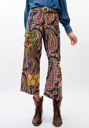 Ivy Jane Tiger Patch Barrel Pant