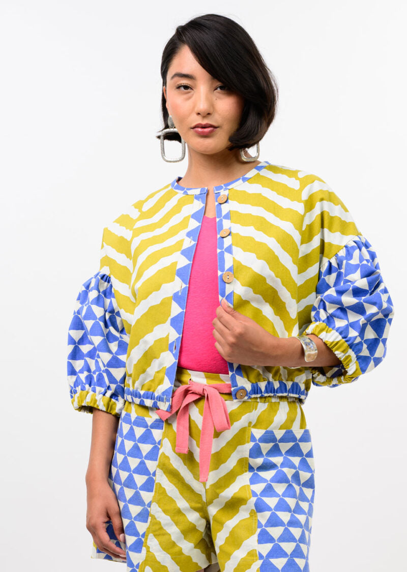 Ivy Jane Two Sided Jacket mustard