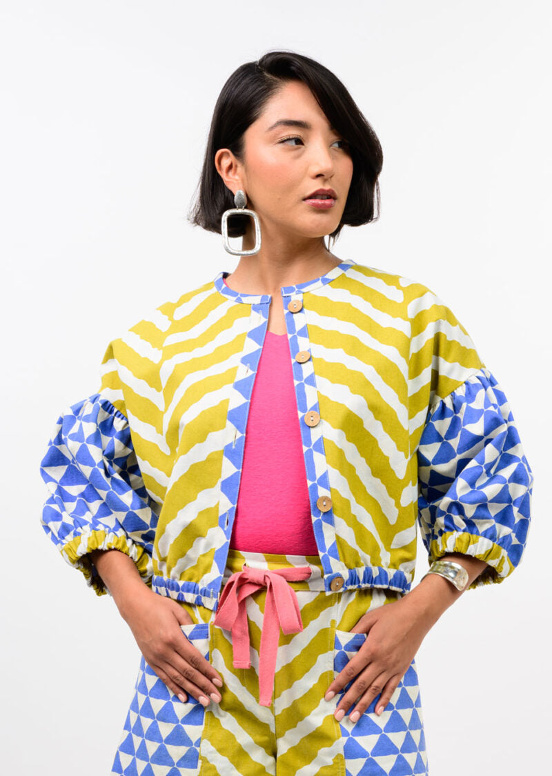 Ivy Jane Two Sided Jacket mustard