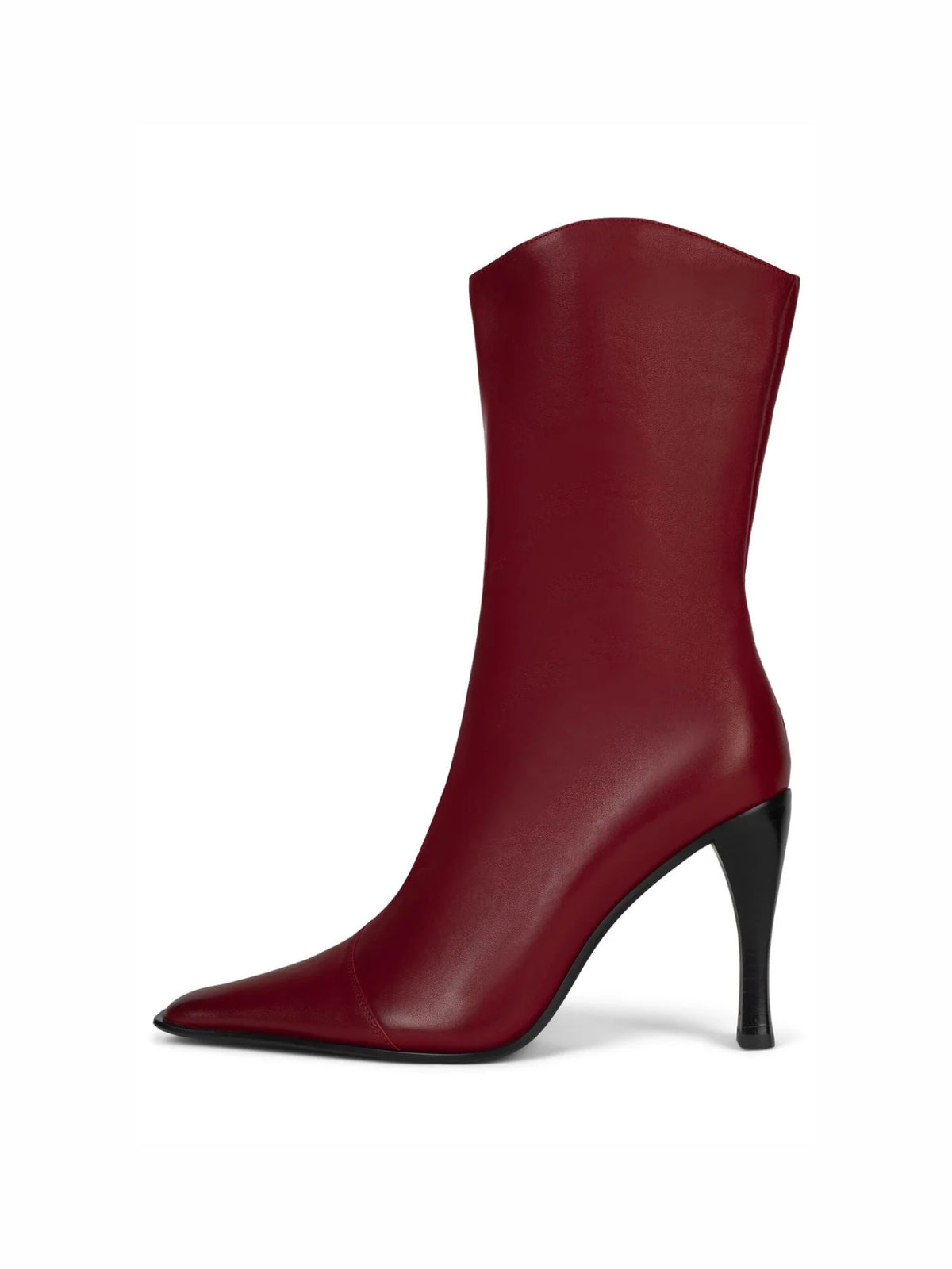 Jeffrey Campbell Be-Bold Leather Boot  red