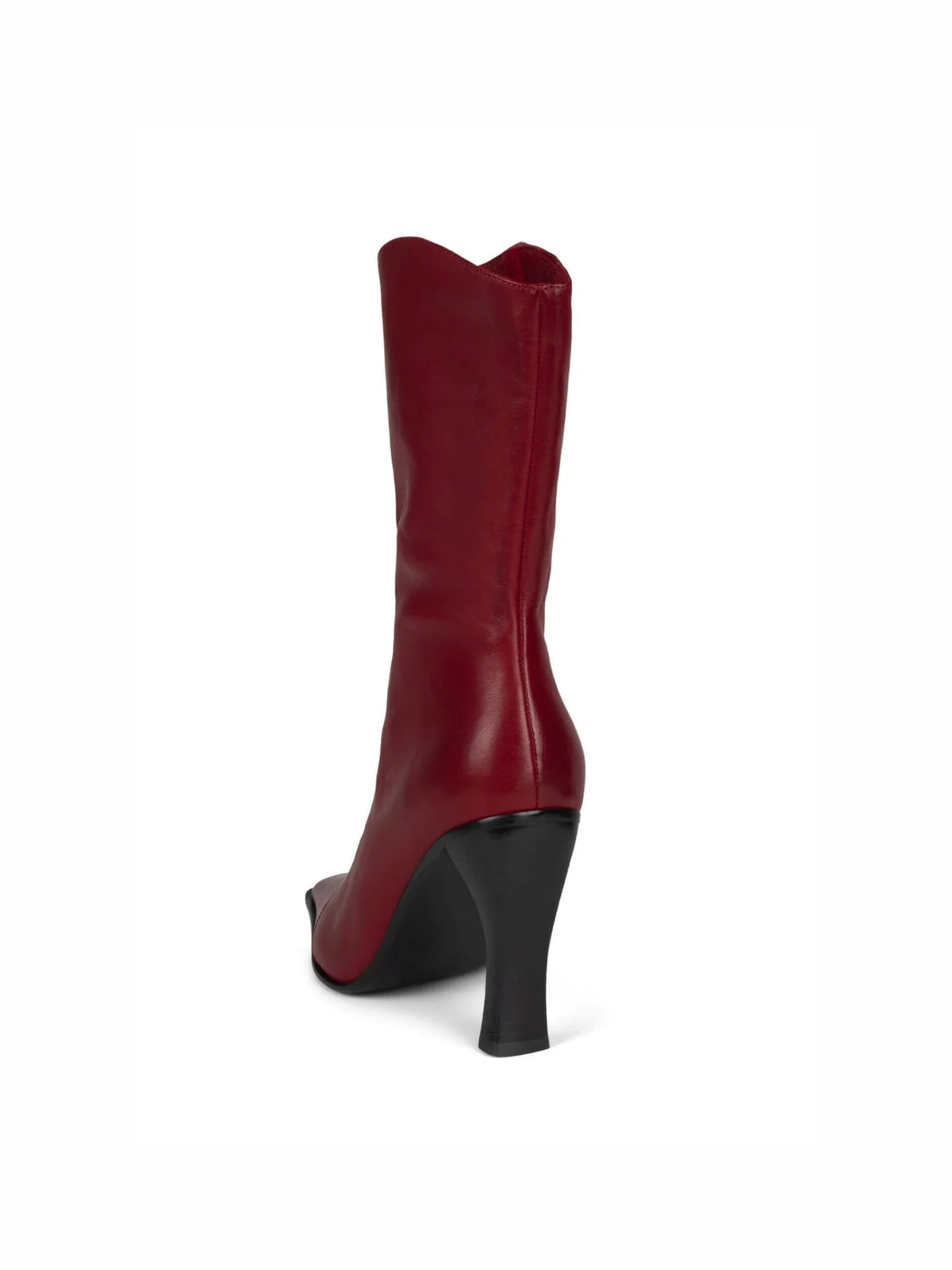Jeffrey Campbell Be-Bold Leather Boot  red