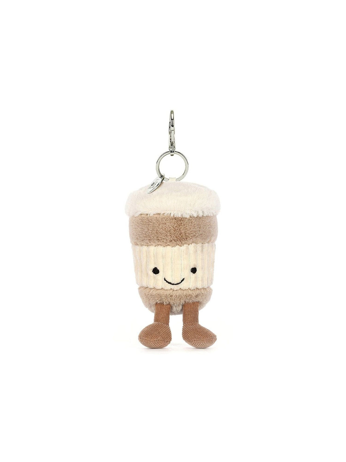 jellycat amuseables coffee-to-go bag charm