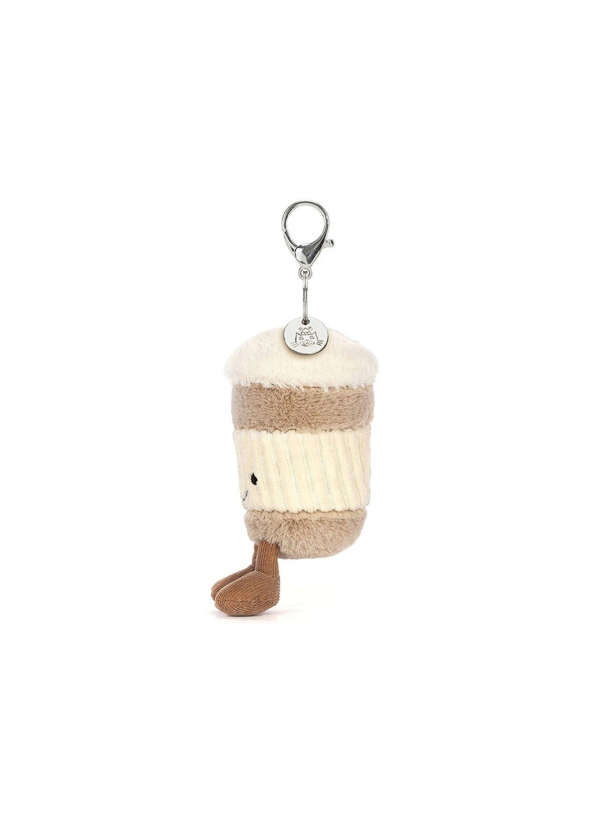 jellycat amuseables coffee-to-go bag charm