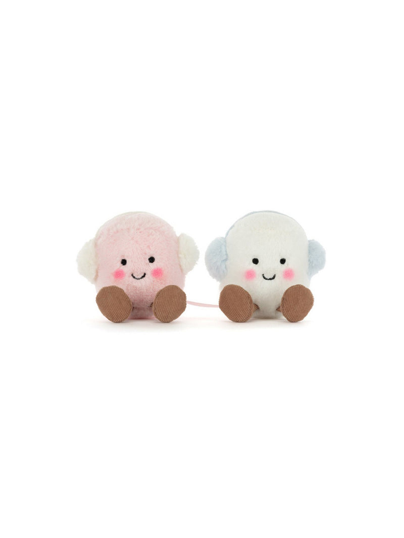 Jellycat Amuseables Toastie Pink and White Marshallows