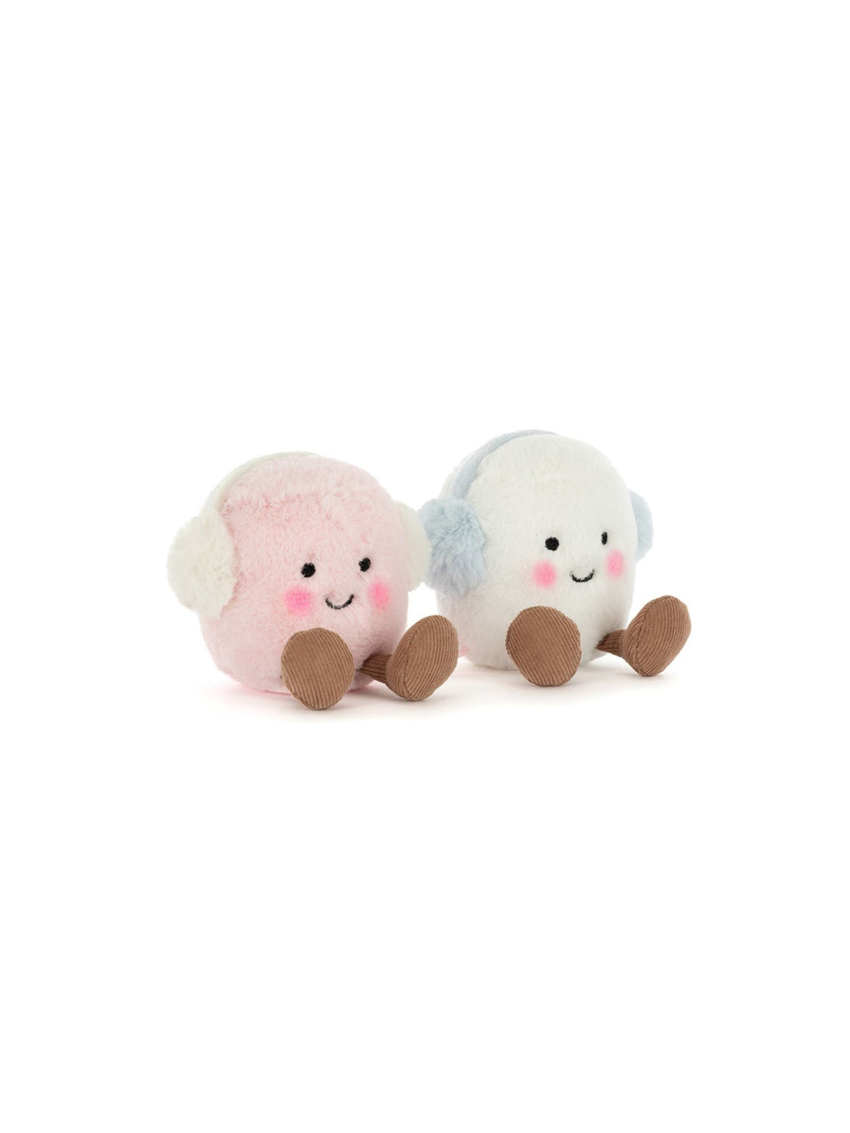 Jellycat Amuseables Toastie Pink and White Marshallows