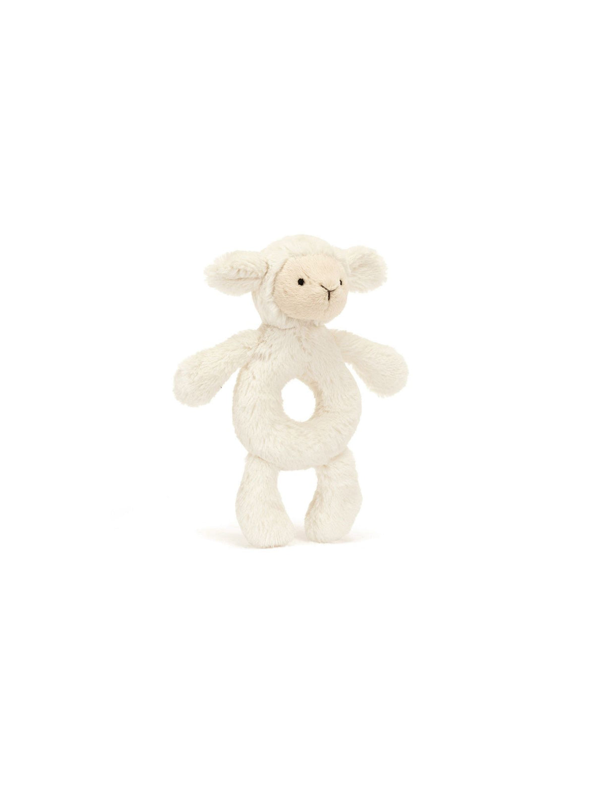 Jellycat Bashful Lamb Ring Rattle