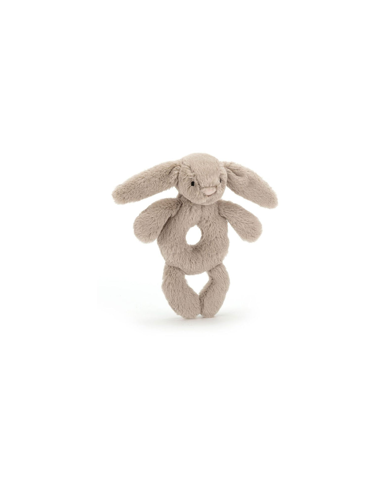 Jellycat Bashful Bunny Ring Rattle: Beige