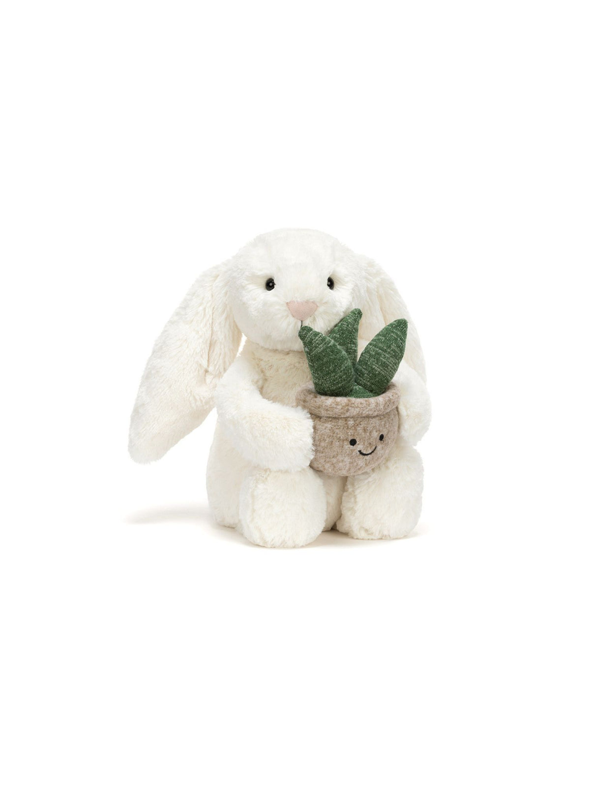 Jellycat Cream Bunny with Plant